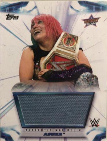 Asuka #MR-ASU Wrestling Cards 2021 Topps WWE Women’s Division Mat Relics
