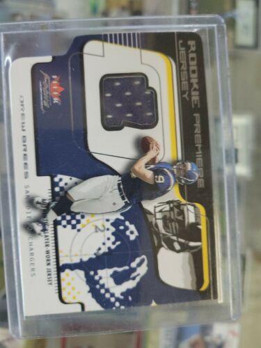 Drew Drees #RPDB Football Cards 2001 Fleer Focus Rookie Premiere Jersey