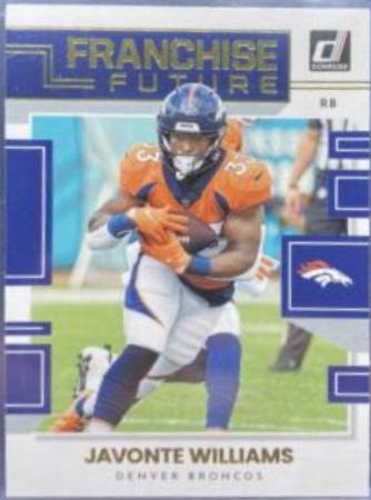 Javonte Williams #FF-JAW Football Cards 2022 Panini Donruss Franchise Future