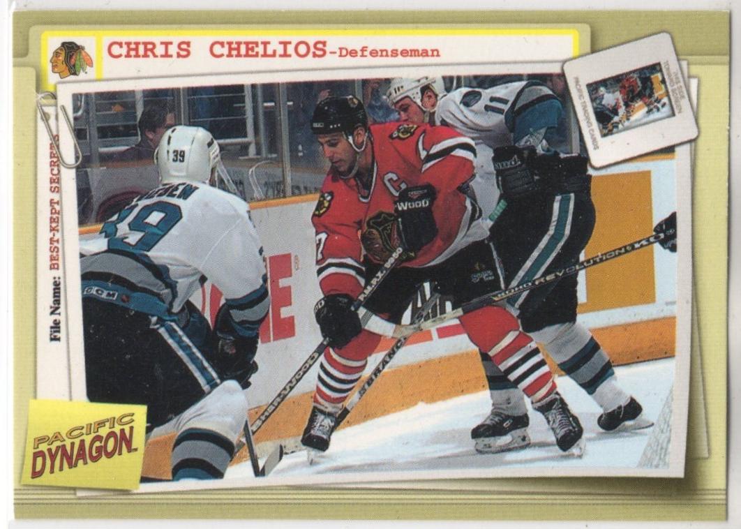 Chris Chelios #20 1997 Pacific Dynagon Best Kept Secrets Hockey