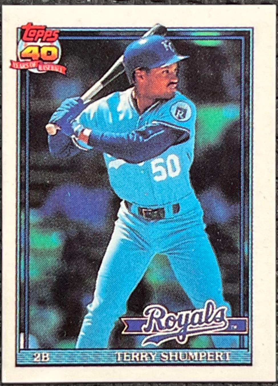 Terry Shumpert #322 Baseball Cards 1991 Topps Micro