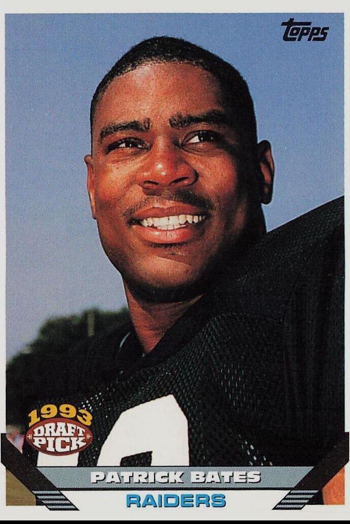 Patrick Bates #650 Football Cards 1993 Topps