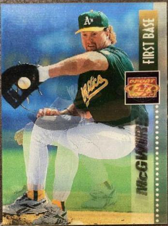 Mark McGwire #121 Baseball Cards 1995 Sportflix