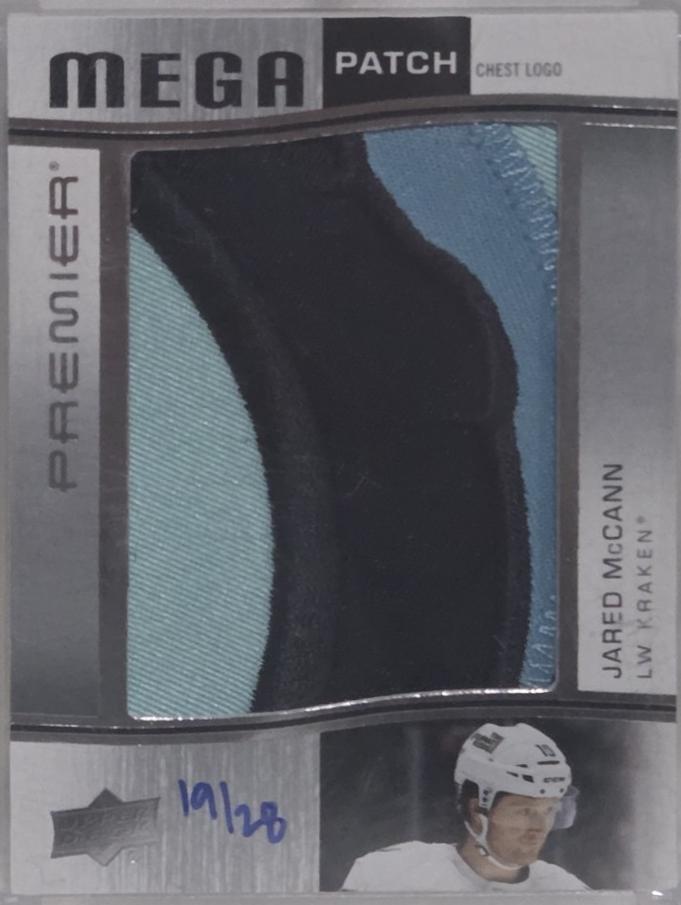 Jared McCann #PMP-JM 2023 Upper Deck Premier Mega Patch Hockey