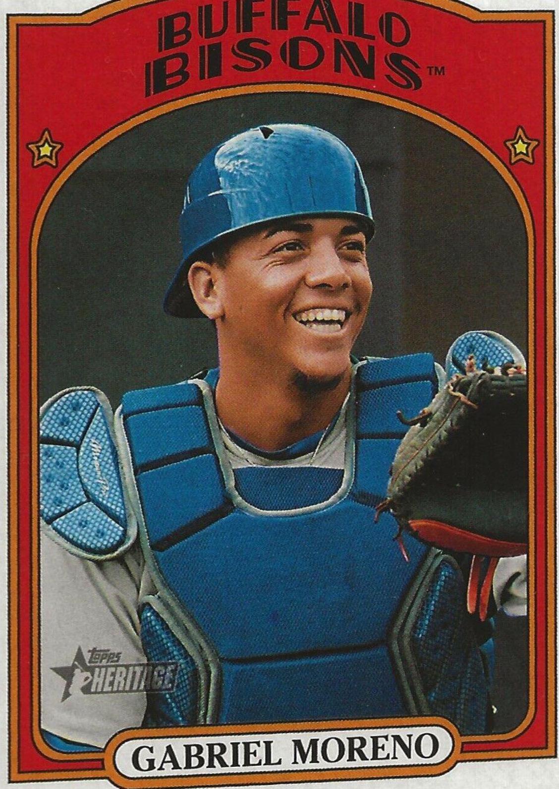 Gabriel Moreno #144 2021 Topps Heritage Minor League Baseball
