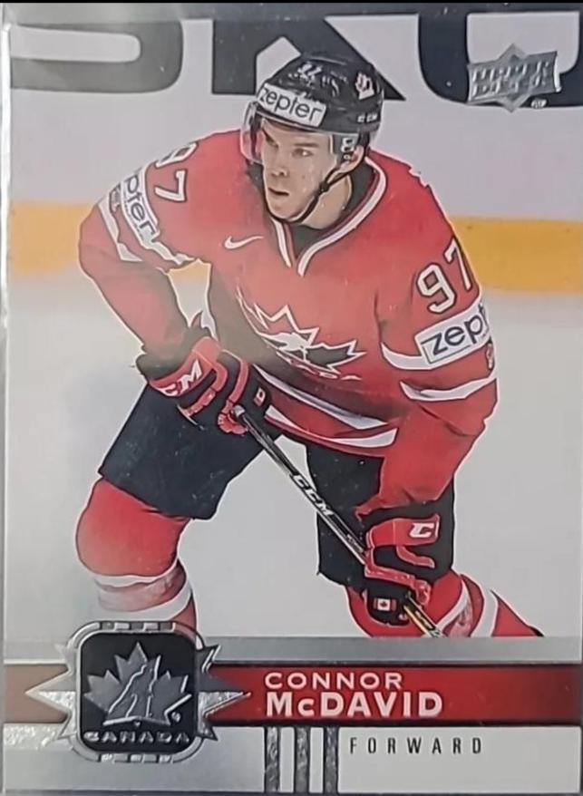 Connor Mcdavid #1 Hockey Cards 2017 Upper Deck Team Canada