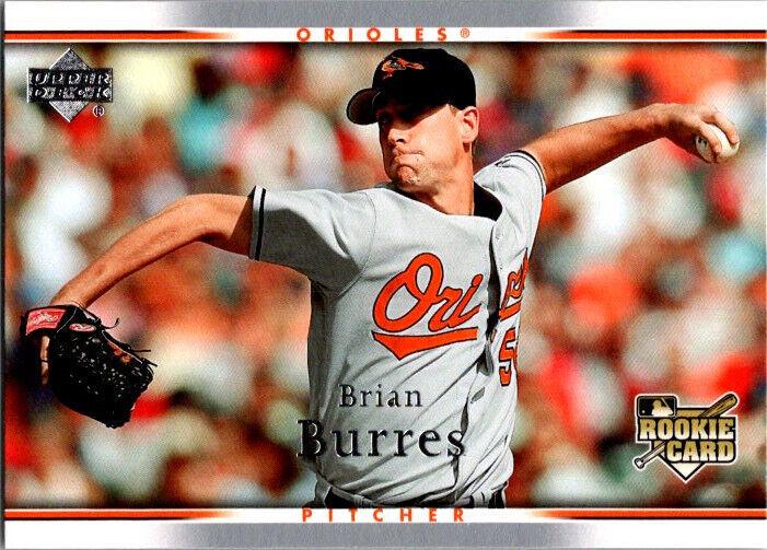 Brian Burres #3 Baseball Cards 2007 Upper Deck