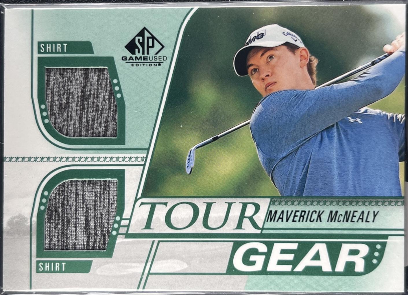 Maverick McNealy #TG-MM 2021 Sp Game Used Tour Gear Golf