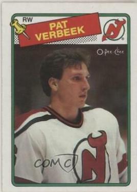 Pat Verbeek #29 Hockey Cards 1988 O-Pee-Chee