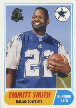 Emmitt Smith #13 Football Cards 1996 Topps Chrome 40th Anniversary