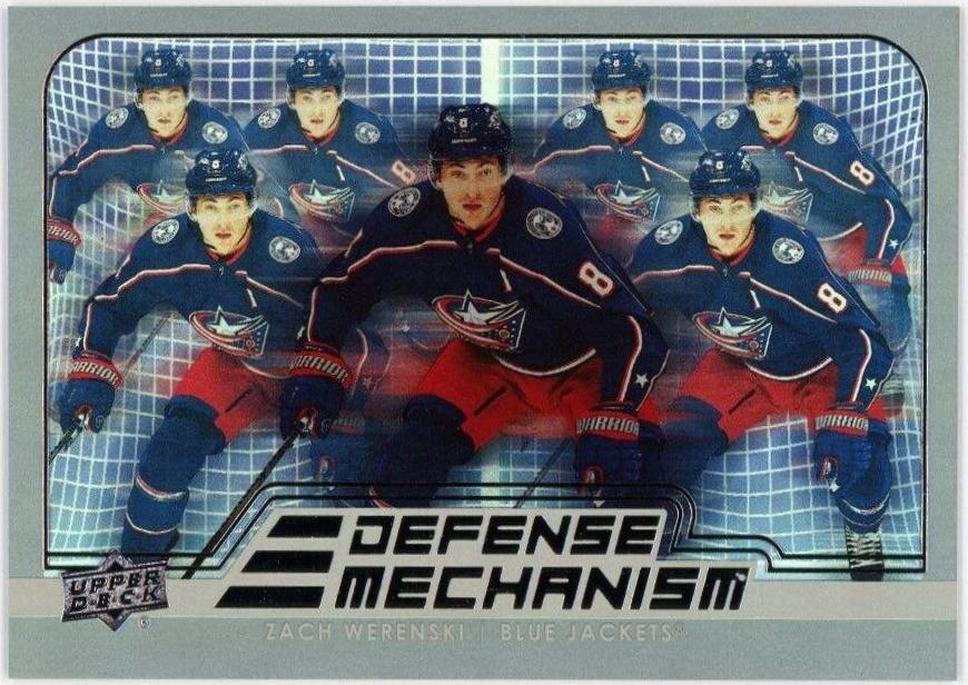 Zach Werenski #DM-21 Hockey Cards 2022 Upper Deck Defense Mechanism