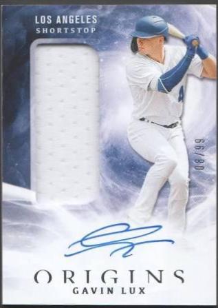 Gavin Lux #RJMA-GL Baseball Cards 2020 Panini Chronicles Origins Signatures