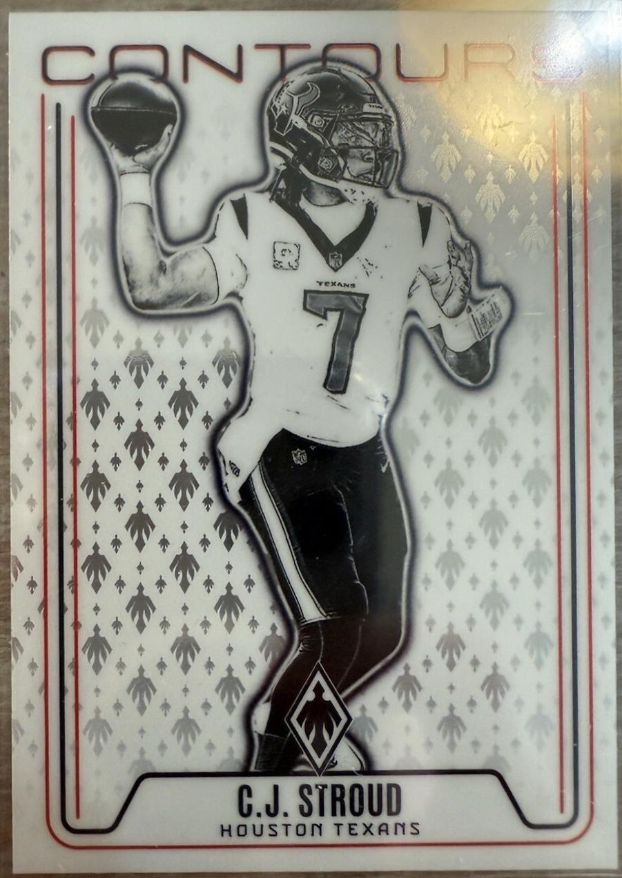 C.J. Stroud #CON-CST Football Cards 2024 Panini Phoenix Contours