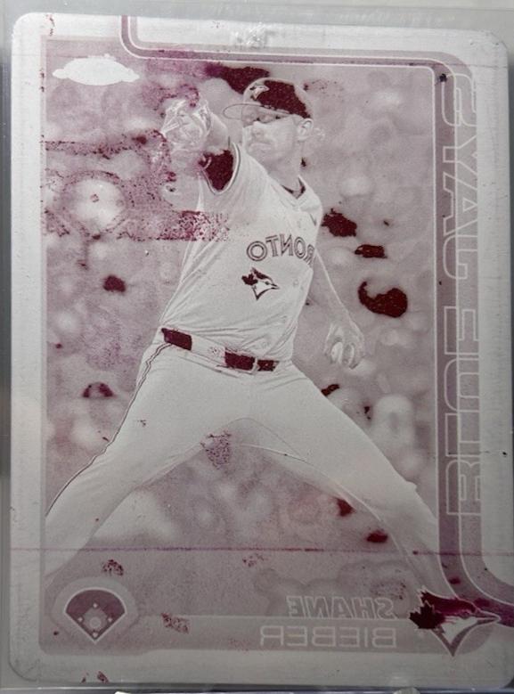 Shane Bieber [Printing Plate] #USC52
