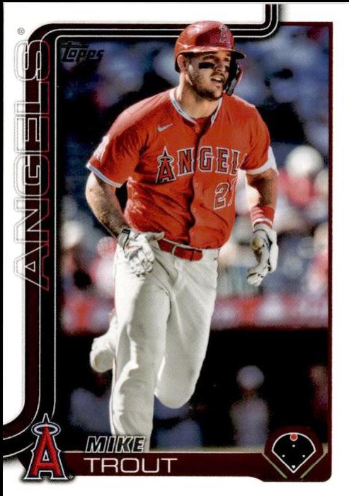 Mike Trout #200 Baseball Cards 2025 Topps