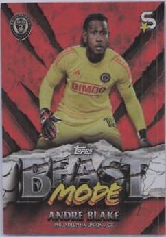 Andre Blake #BM-15 Soccer Cards 2024 Topps Superstars MLS Beast Mode