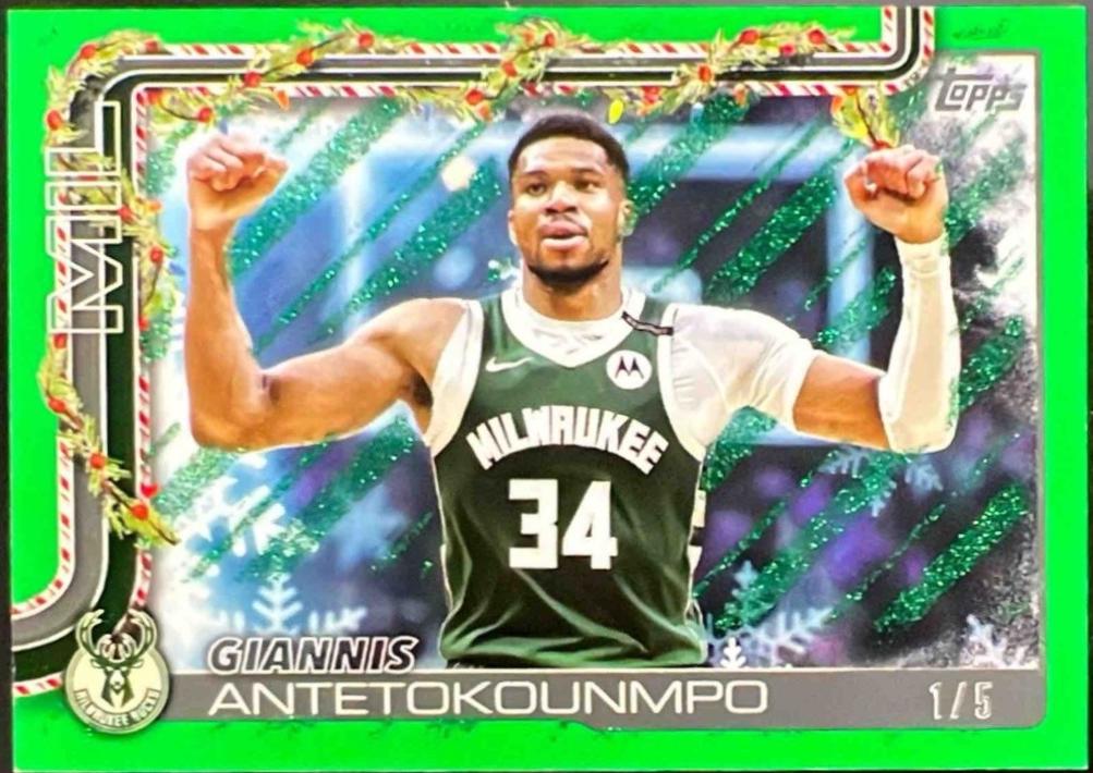 Giannis Antetokounmpo [Green Glitter] #H43 Prices | 2025 Topps