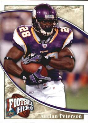 Adrian Peterson #51 Football Cards 2009 Upper Deck Heroes