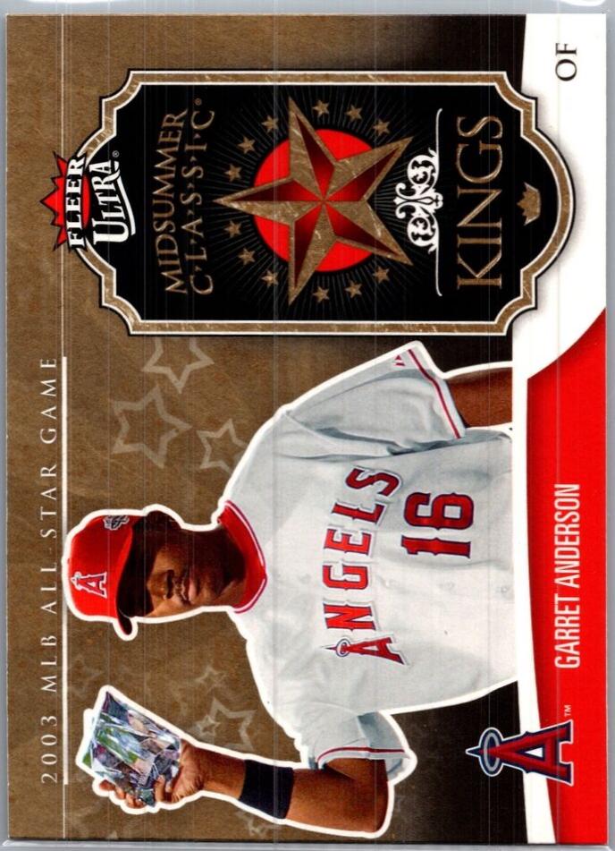 Garret Anderson #MCK8 Baseball Cards 2006 Ultra Midsummer Classic Kings