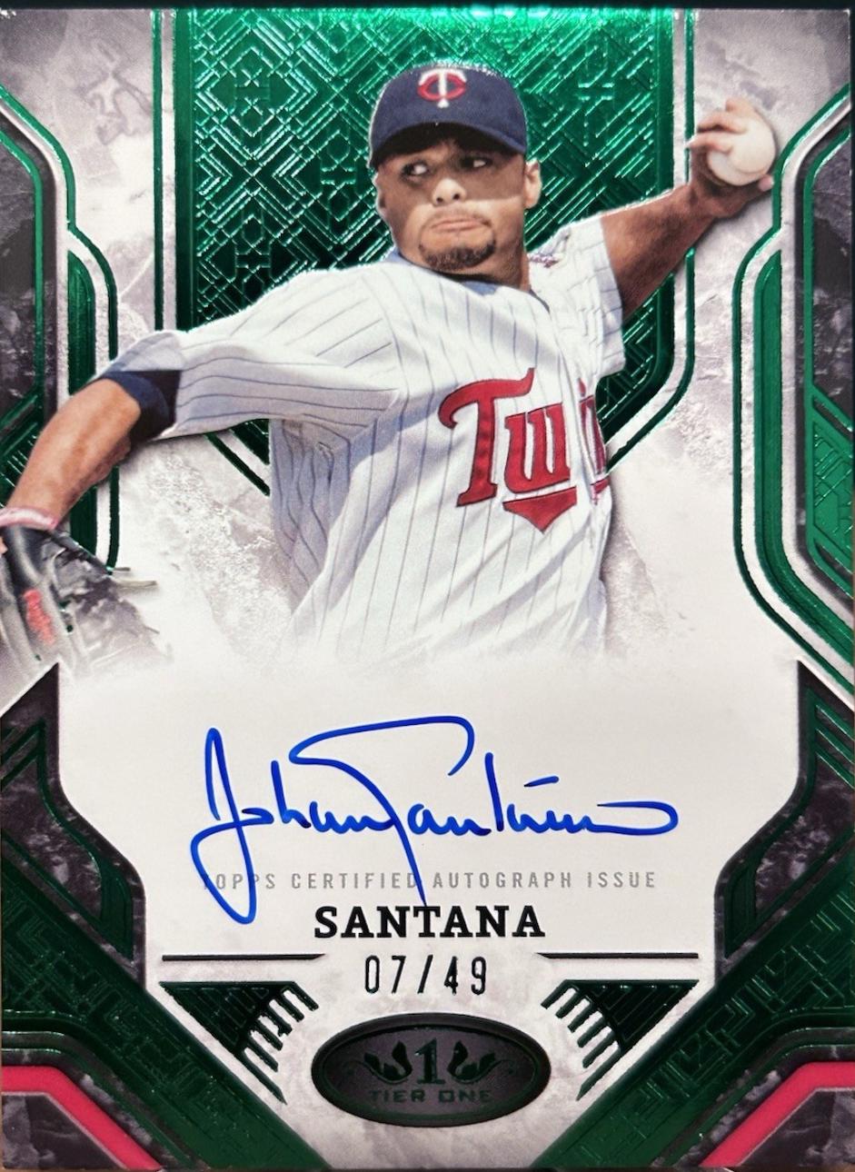 Johan Santana [Green Foil] #PPA-JS