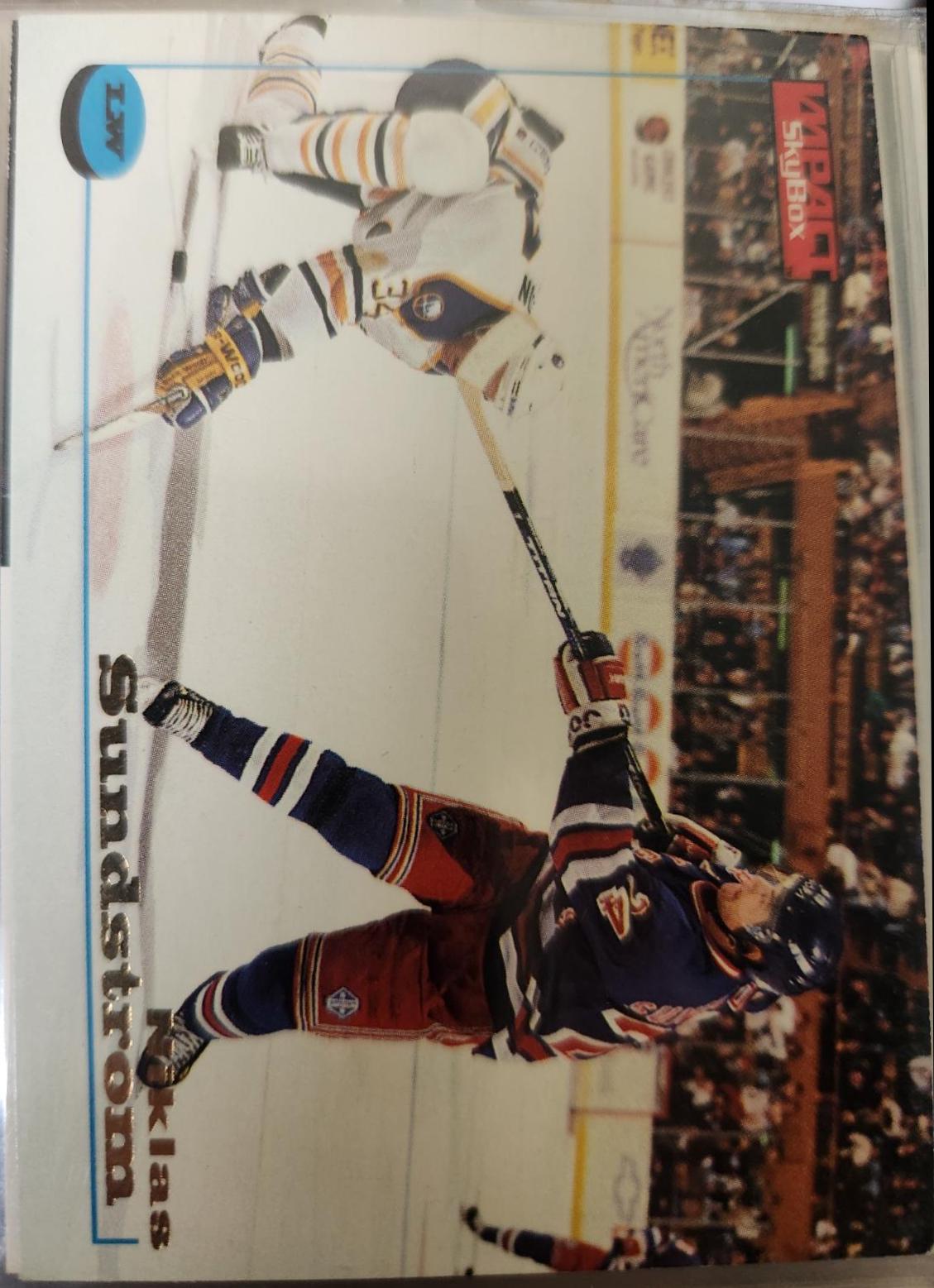 Niklas Sundstrom #85 Hockey Cards 1996 SkyBox Impact