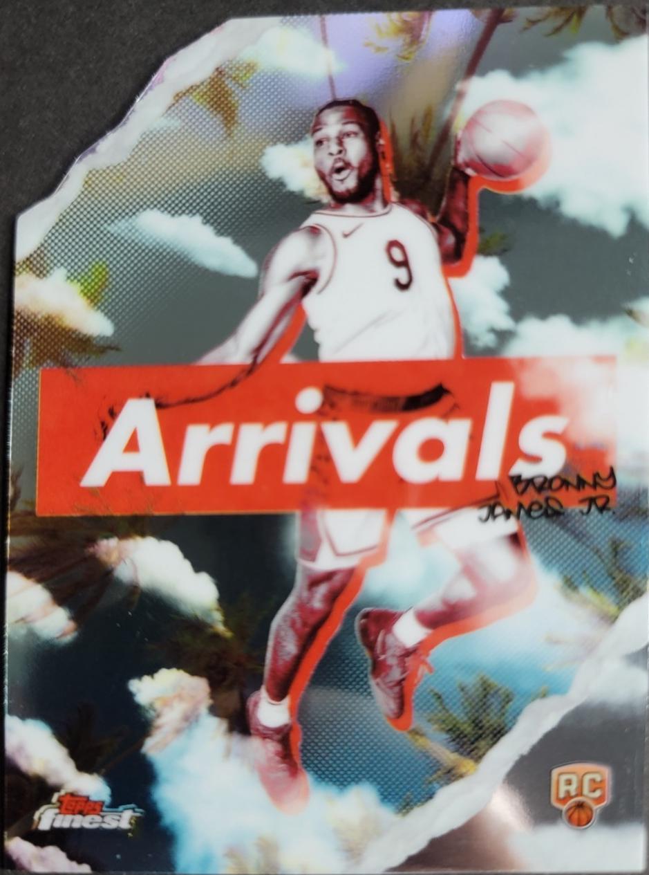 Bronny James Jr. #A-2 2024 Topps Finest Arrivals Basketball