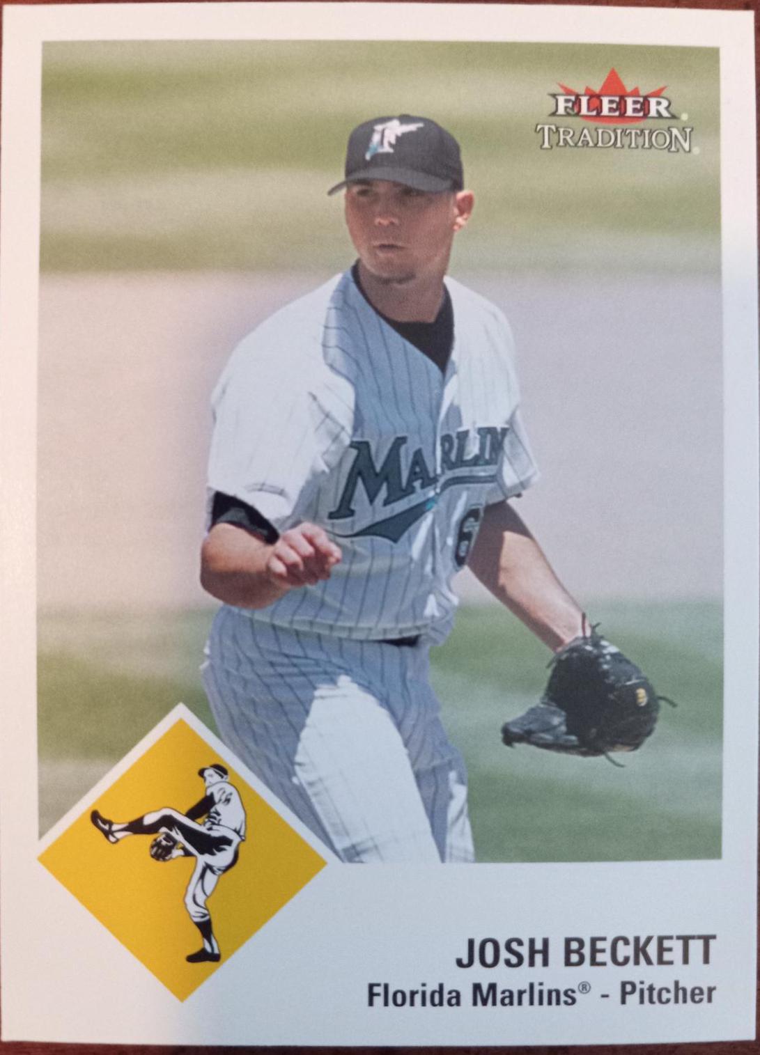 Josh Beckett #61 Baseball Cards 2003 Fleer Tradition