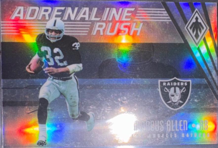 Marcus Allen #AR-10 Football Cards 2017 Panini Phoenix Adrenaline Rush