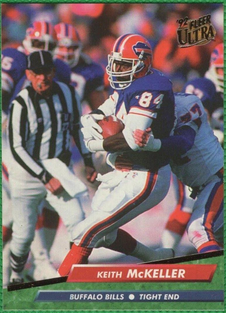 Keith McKeller #25 Football Cards 1992 Ultra