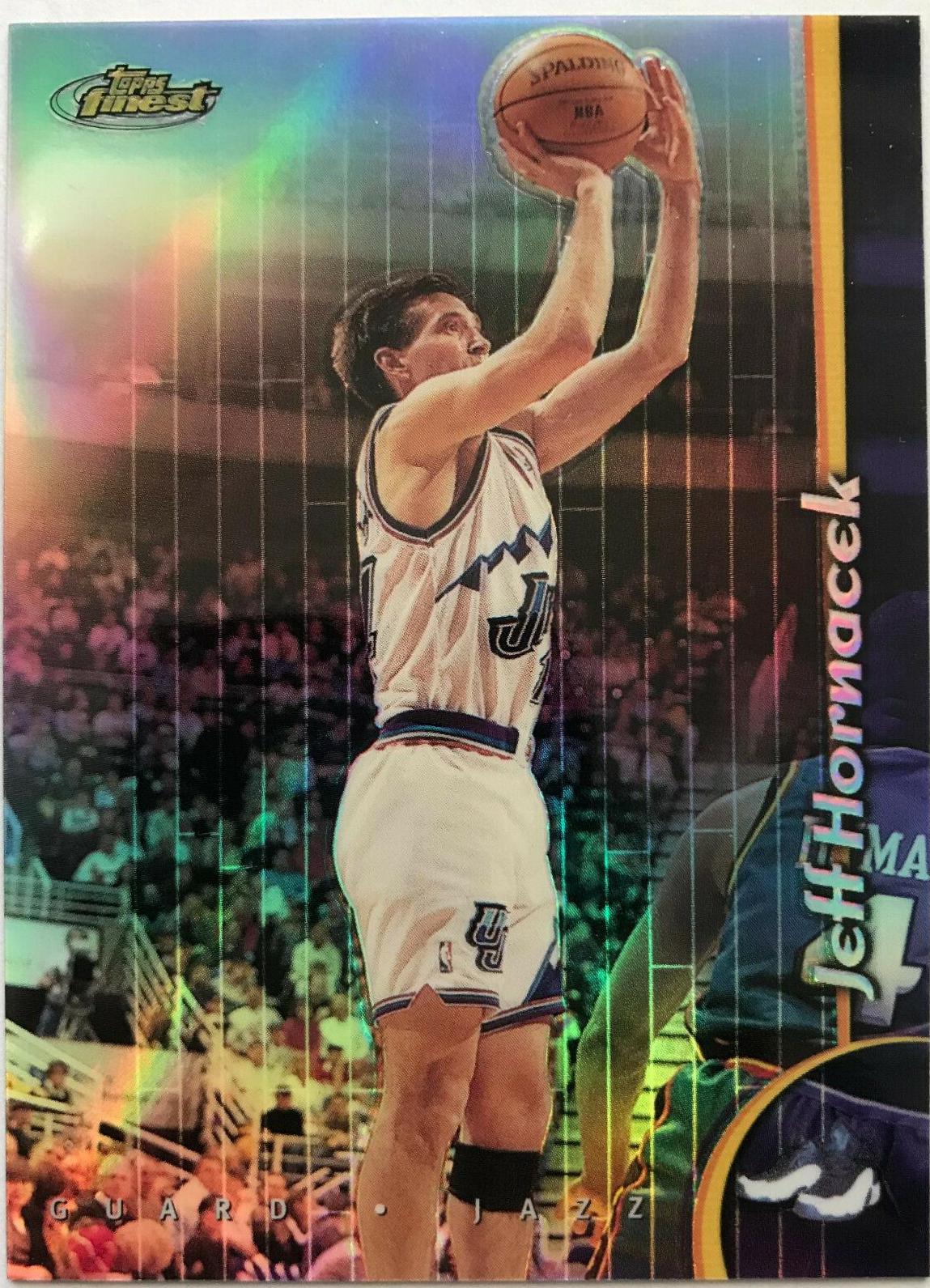 Jeff Hornacek Refractor #55 Basketball Cards 1998 Finest