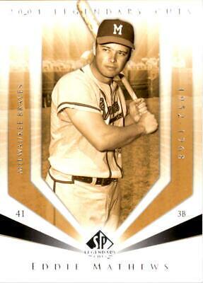 Eddie Mathews #34 Baseball Cards 2004 SP Legendary Cuts