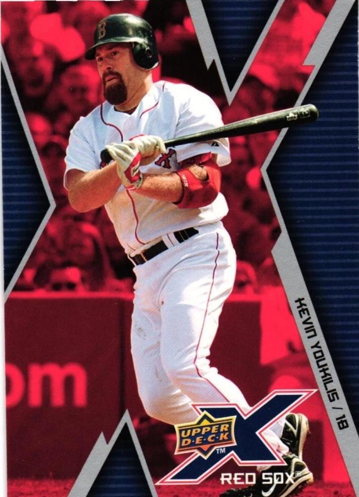 Kevin Youkilis #8 Baseball Cards 2009 Upper Deck X