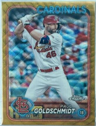 Paul Goldschmidt [Gold Wave Refractor] #90