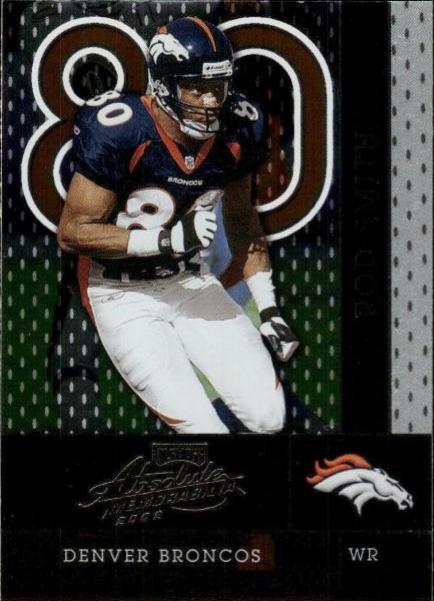 Rod Smith #118 2002 Playoff Absolute Memorabilia Football
