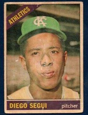 Diego Segui #309 1966 Venezuela Topps Baseball
