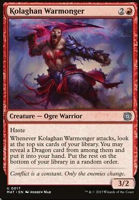 Kolaghan Warmonger #17 Magic March of the Machine: The Aftermath