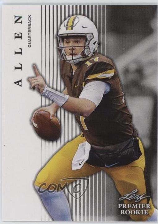 Josh Allen #PR-10 Football Cards 2018 Leaf Premier Rookie