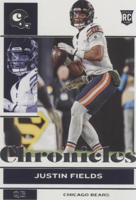 Justin Fields #19 Football Cards 2021 Panini Chronicles
