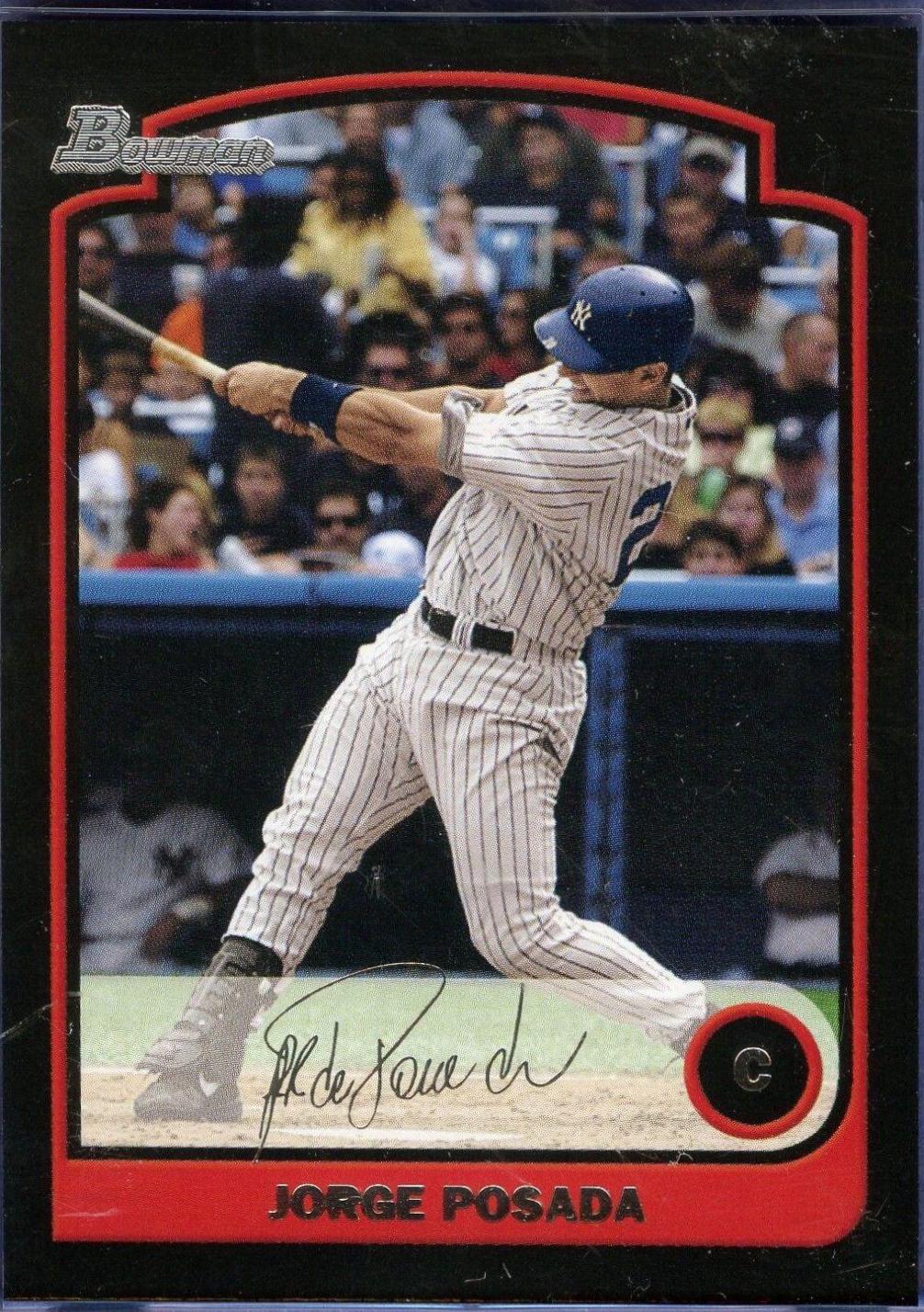 Jorge Posada #10 Baseball Cards 2003 Bowman