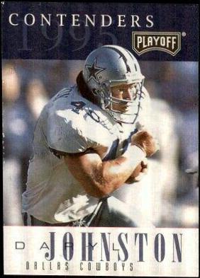 Daryl Johnston #48 Football Cards 1995 Playoff Contenders