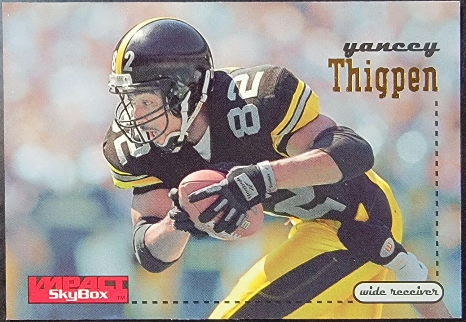 Yancey Thigpen #117 Football Cards 1996 Skybox Impact