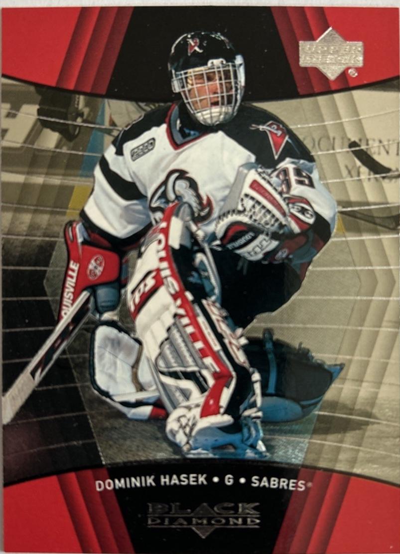 Dominik Hasek #11 1999 Upper Deck Black Diamond Hockey