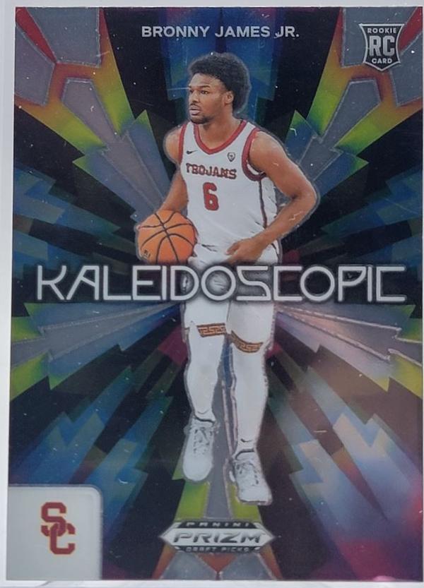 Bronny James Jr. #17 Basketball Cards 2024 Panini Prizm Kaleidoscopic