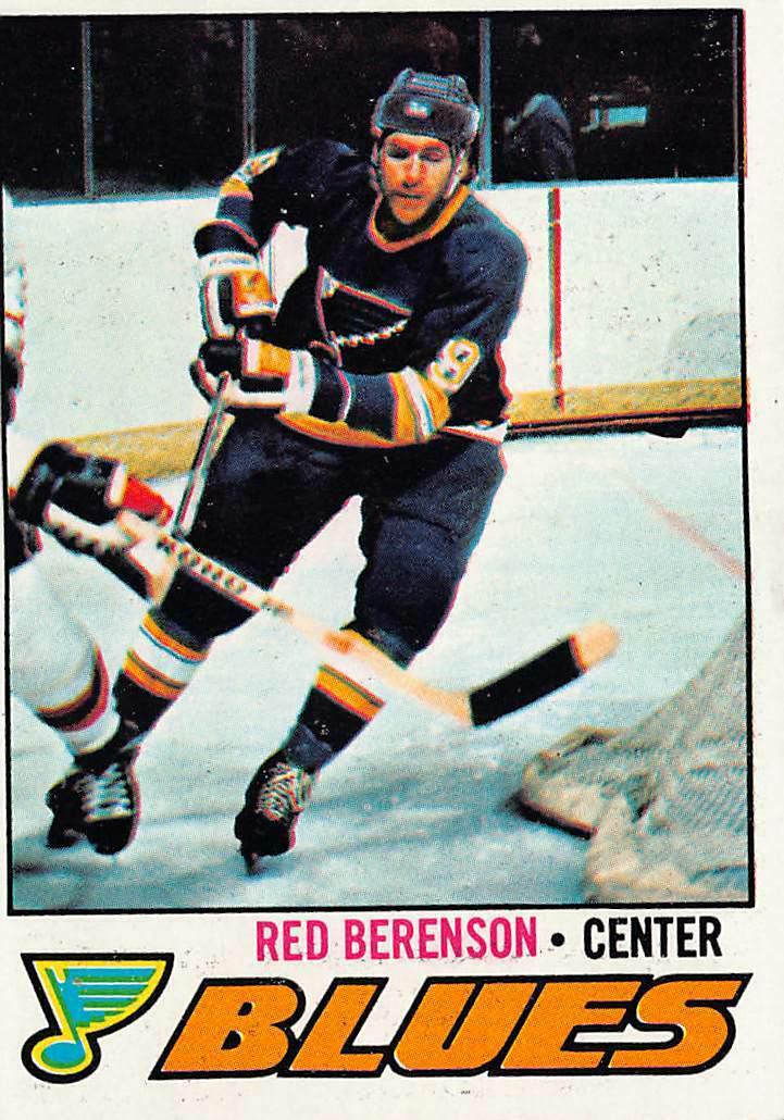Red Berenson #107 Hockey Cards 1977 Topps