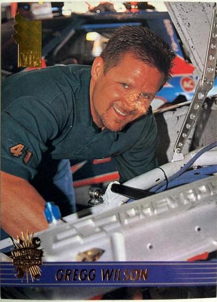 Gregg Wilson #59 Racing Cards 1995 Press Pass VIP NASCAR