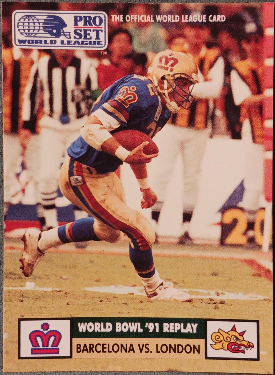 Judd Garrett #9 Football Cards 1991 Pro Set Wlaf