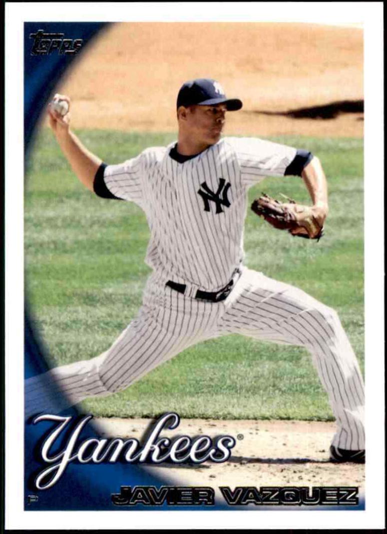 Javier Vazquez #US-133 Baseball Cards 2010 Topps Update