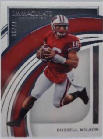 Russell Wilson #22 2022 Panini Immaculate Collegiate Football