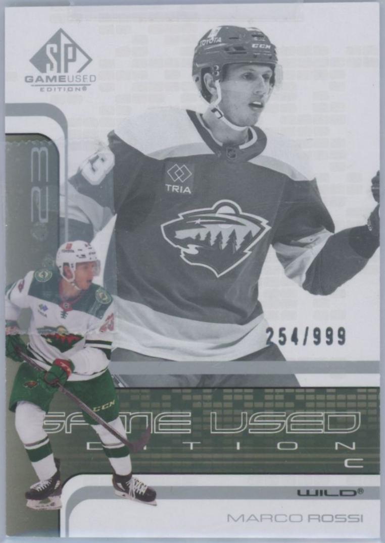 Marco Rossi #R-18 2022-23 SP Game Used Hockey 2001-02 Retro - Rookies