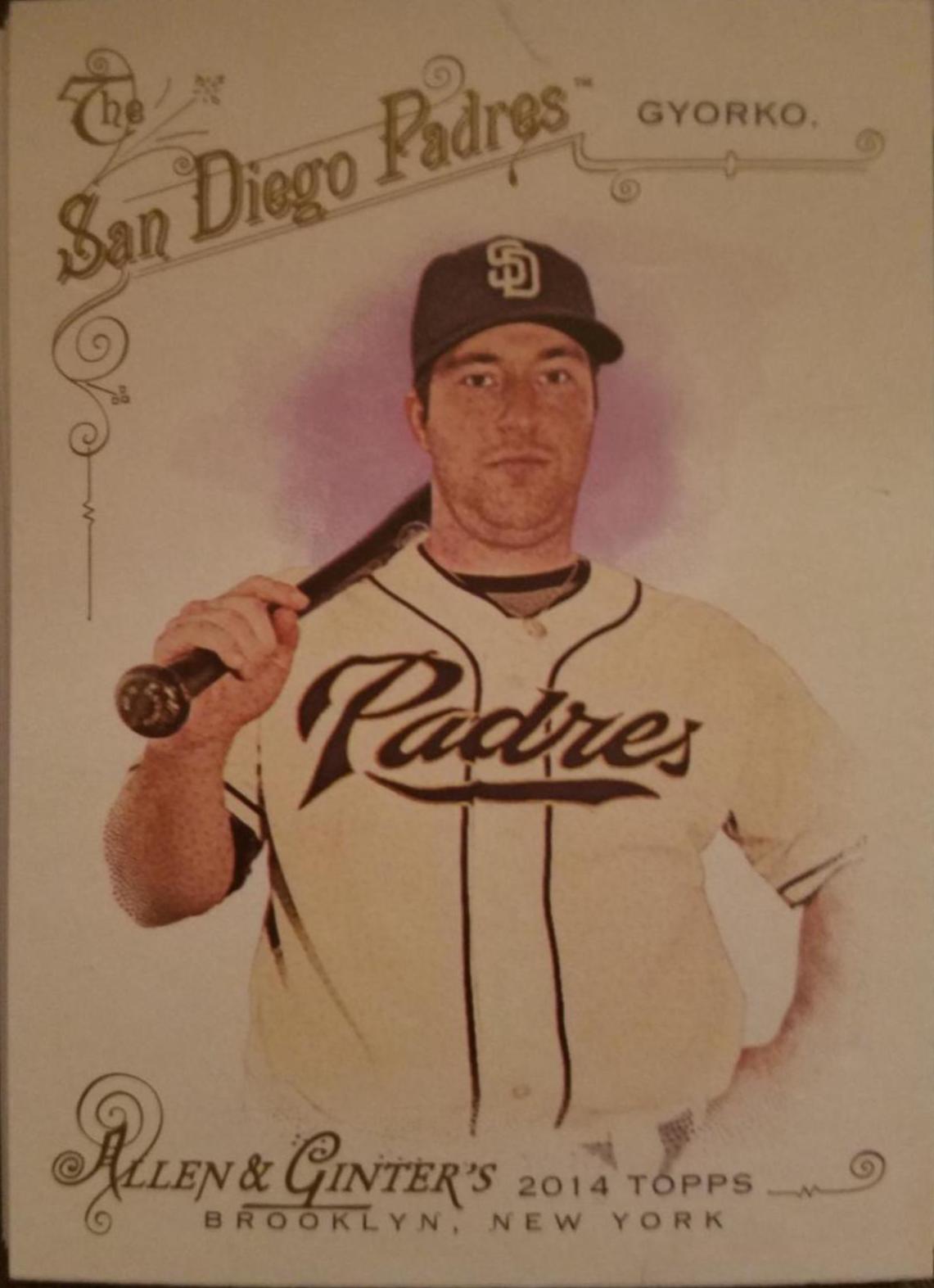 Jedd Gyorko #12 #12 Baseball Cards 2014 Topps Allen & Ginter